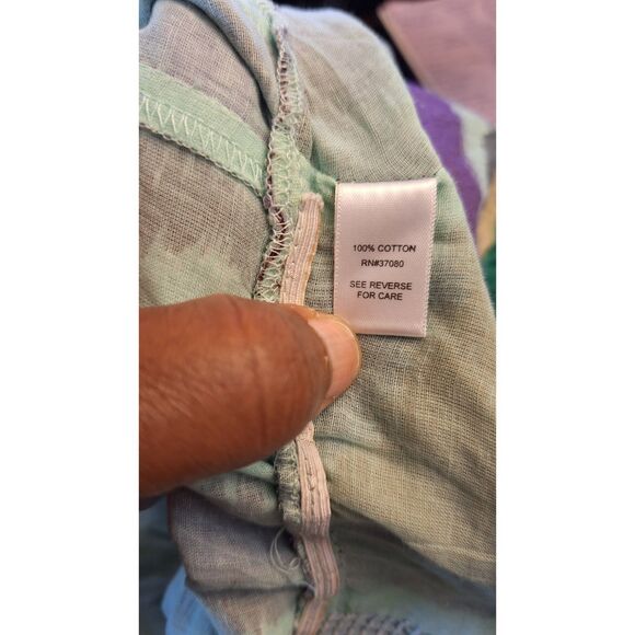 CATO GEO PRINT BEADED FAIRY SUMMER OUTDOORS VACATION RESORT MAXI DRES SIZE 8 - Picture 2 of 8